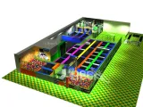 China Popular According To Building Size Trampoline Park Manufacturer
